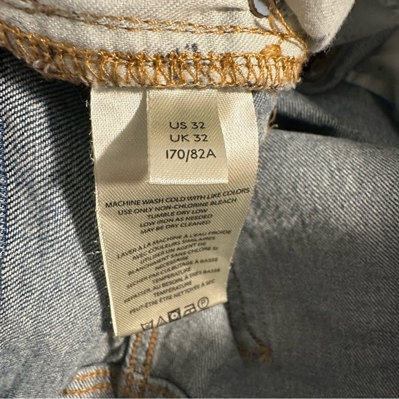 Anthropologie Pilcro Distressed Crop Cotton Denim Jeans - Picture 8 of 11